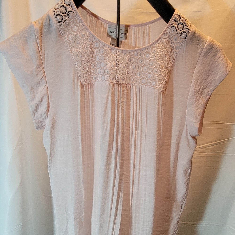 #1327 Liz Claiborne pink top